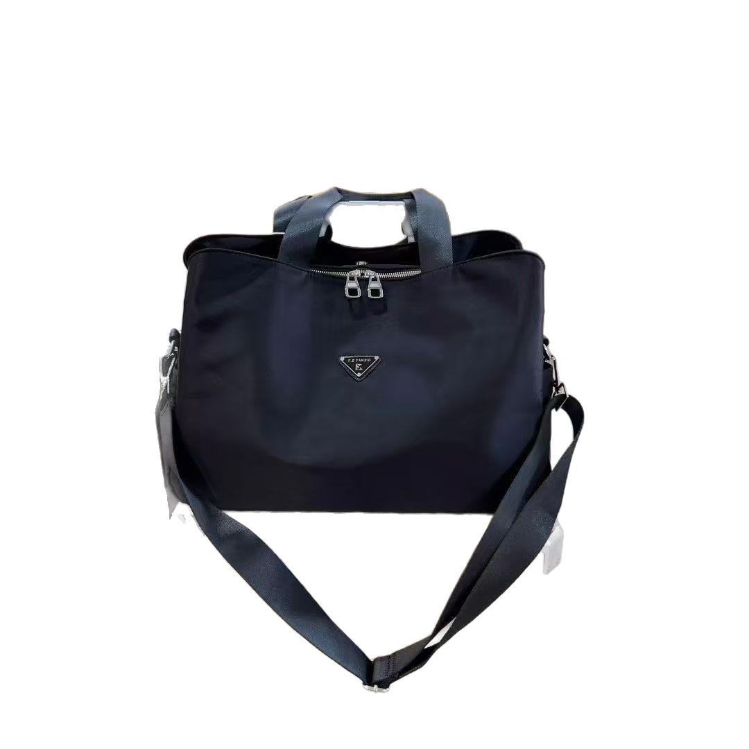 Oxford Nylon Tote Bag For Women, Large Capacity Commuter Shoulder Bag, Laptop Bag, Travel Diaper Bag, Canvas Handbag - Thumbnail 2