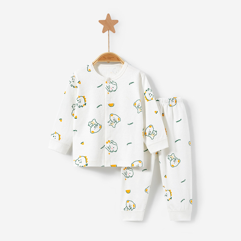 Ropa interior para niños traje primavera, otoño e invierno bebé puro algodón tocando fondo niños y niñas dividir ropa de abrigo ropa de otoño bebé pantalones largos