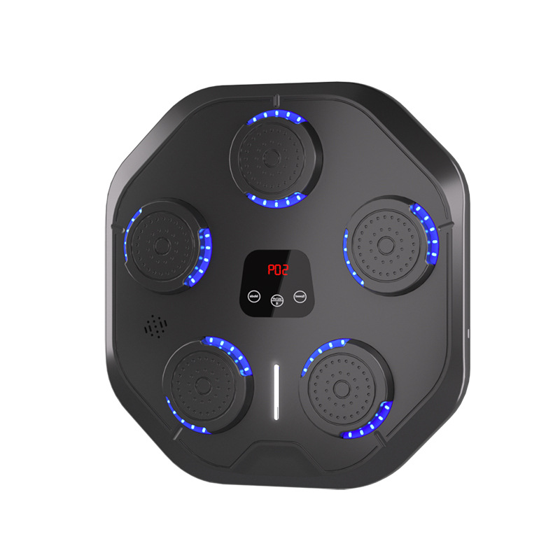 Transfronteriza nueva máquina de boxeo de música de doble luz inteligente Bluetooth boxeo pared objetivo adulto niños fitness máquina de boxeo reacción