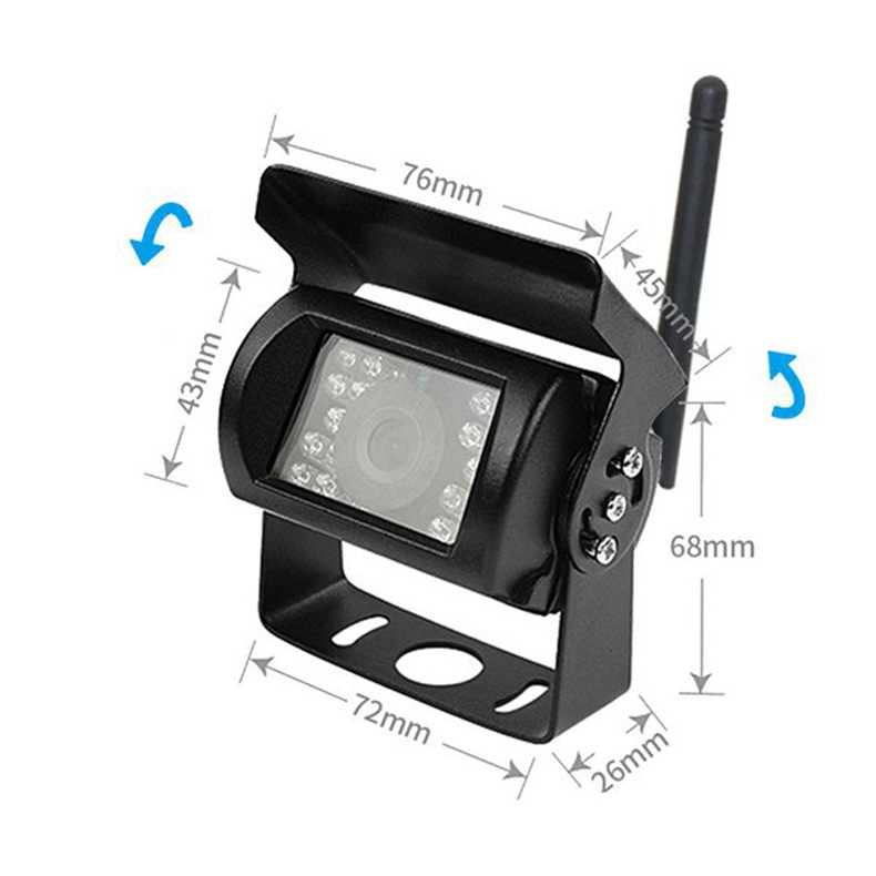 7inch Wireless Car Reversing Display Rear View System Bus Bus Truck Universal Camera Monitoring
