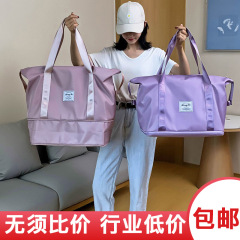 ジムバッグ、乾湿分離、大容量トラベルバッグ、吊り下げトロリーケース、収納バッグ、スポーツバッグ、フィットネスメンズスイミングバッグ