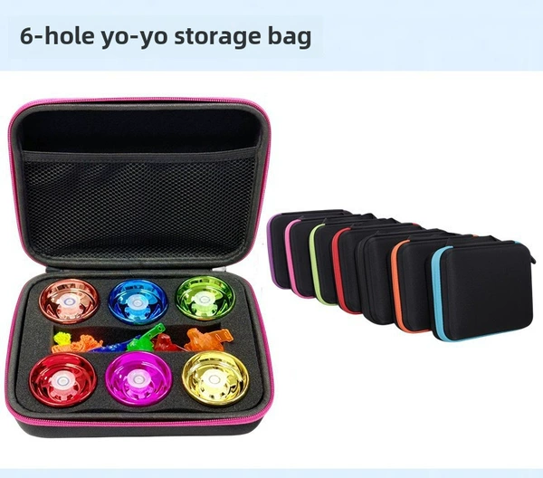 6 holes (black zipper)