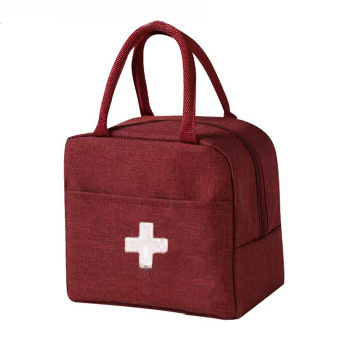 Anti-epidemic Health Medicine First Aid Kit Oxford Cloth Portable Travel Storage Emergency Bag Handbag Outdoor Red Medical Bag