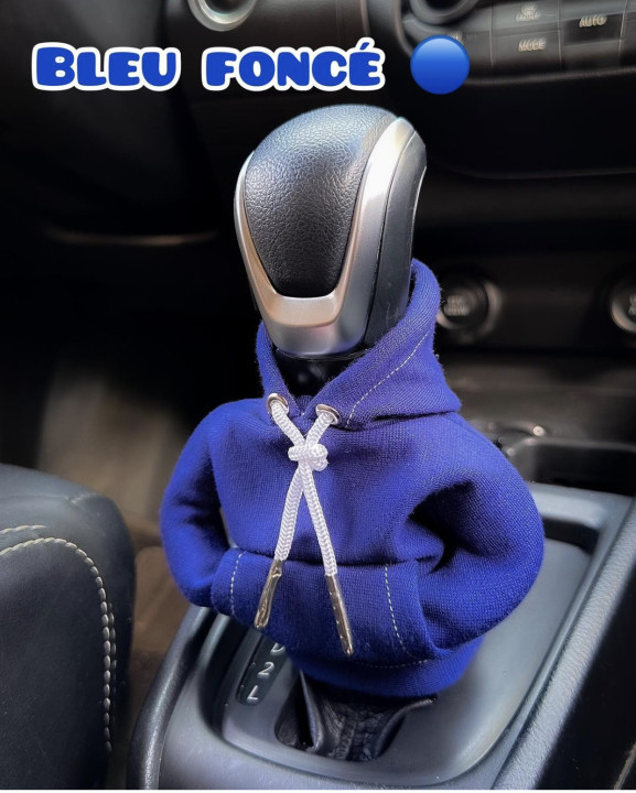 Transfronterizo nuevo Shifter perilla con capucha cubierta coche palanca de cambios con capucha ropa cubierta
