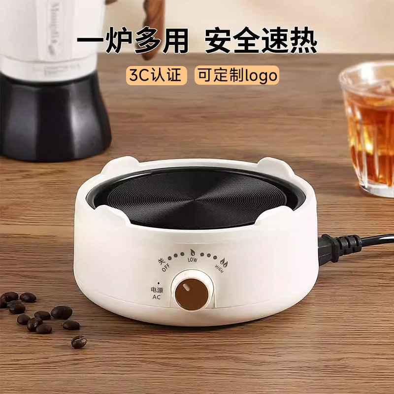Four-Sided Electric Stove, Mini Electric Stove, Moka Pot Heating Stove, Multi-Functional Tea Boiler, Tea Stove, Electric Tea Stove