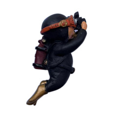 Fish tank diver blue fat man landscape ornament Xiaohongshu celebrity underwater small floating ball ornamental decoration