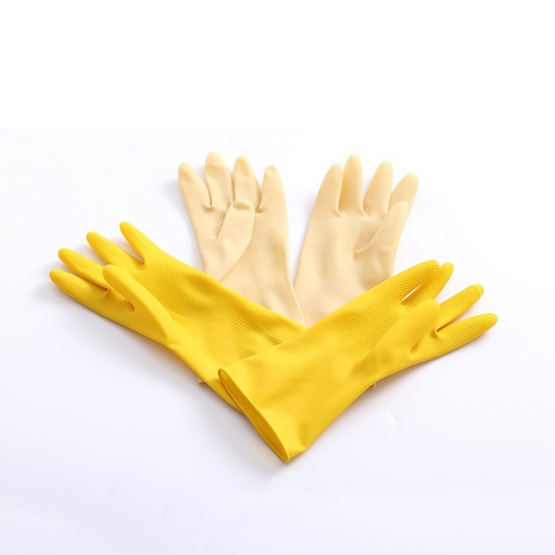 Guantes para lavar platos femeninos tipo duradero hogar cocina látex limpieza tareas domésticas lavar ropa piel de goma impermeable trabajo fino