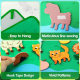 Early Education Felt Drawing Animal Cartoon Wall Stickers DIY Three-dimensional Felt Game Bag Storyboard Baby Learning Board