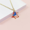 Cartoon cute necklace, metal chain, suitable for import