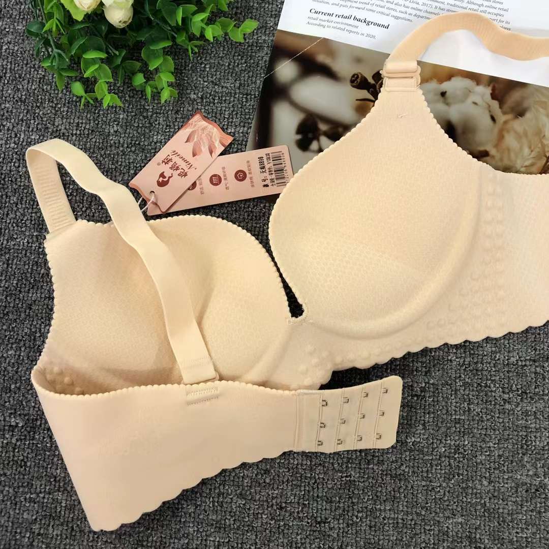 Filipino brillante sujetador ropa interior sin costuras medio grueso de alta calidad se reunieron multi-color multi-tamaño sujetador inalámbrico al por mayor