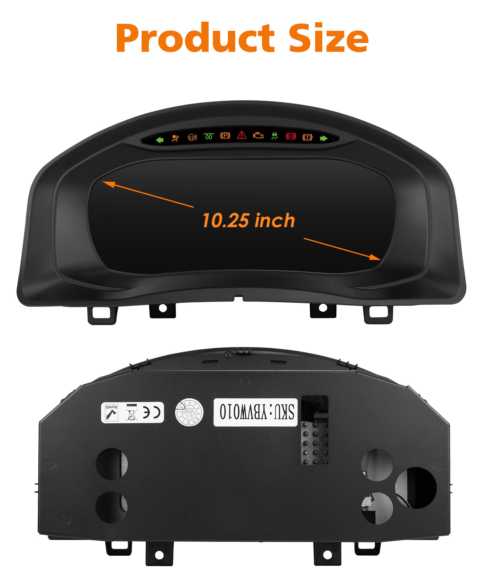 Suitable for Volkswagen Tiguan 1st generation and Scirocco 08-16, LCD dashboard car modification and upgrade