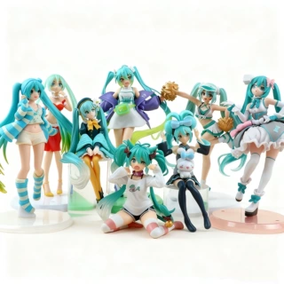 初音公主二次元美少女战士手办樱花米山舞周边车载桌面机箱装饰品