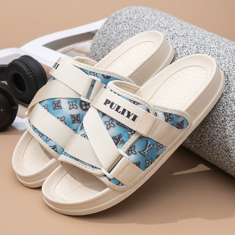 Новая летняя пара тапочки мужская одежда на мягкой подошве модная корейская версия персонализированная праздничная сандалия подростковая обувь