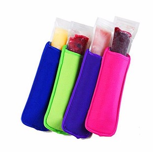 Amazon Hot-selling in stock Diving Material Edge-wrapped Ice-popsicle Cover Anti-freeze Cover Crushed Ice Cold Bag Insulation Cover
