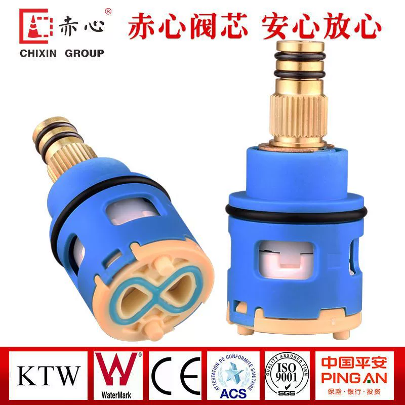 Клапан для горячего и холодного крана, керамический, для ванной комнаты, душа, кухонной раковины, универсальный смесительный клапан, аксессуары для смесителя