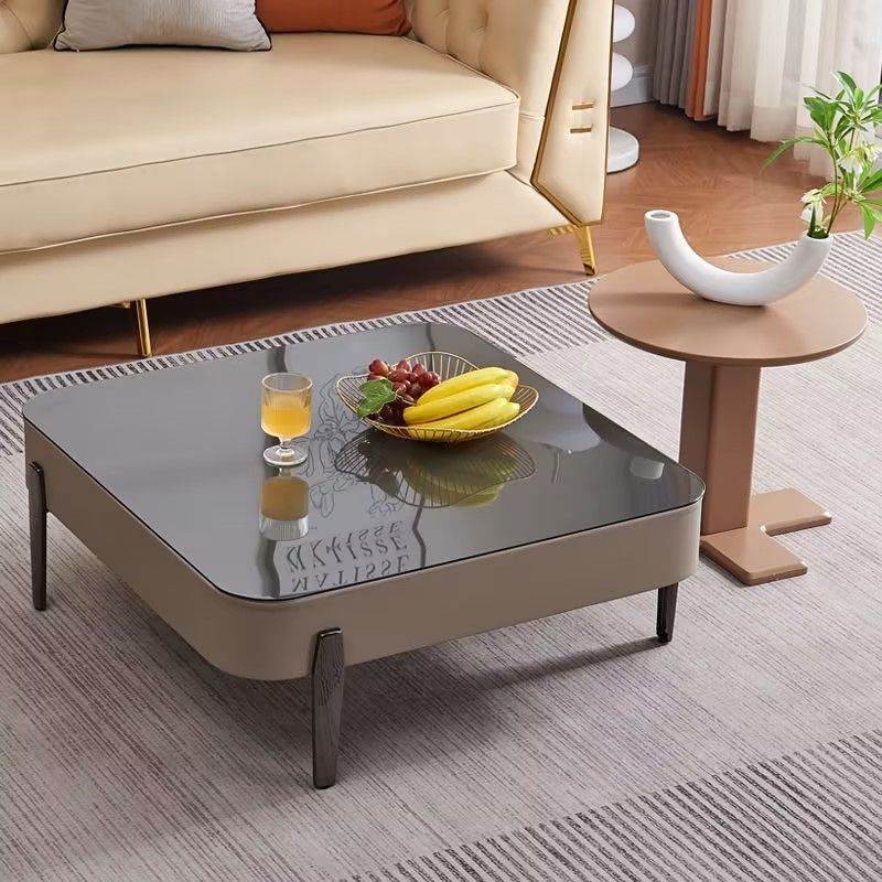 80*80*31 커피 커피 테이블 조합-강화 유리 포함