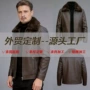 加厚外贸打样新款皮夹克