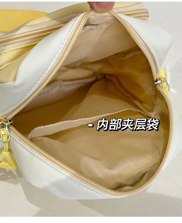 New transparent pain bag, ins small bag, crossbody bag, girl's small crossbody bag, trendy student backpack, comic exhibition transparent mobile phone bag Item Picture