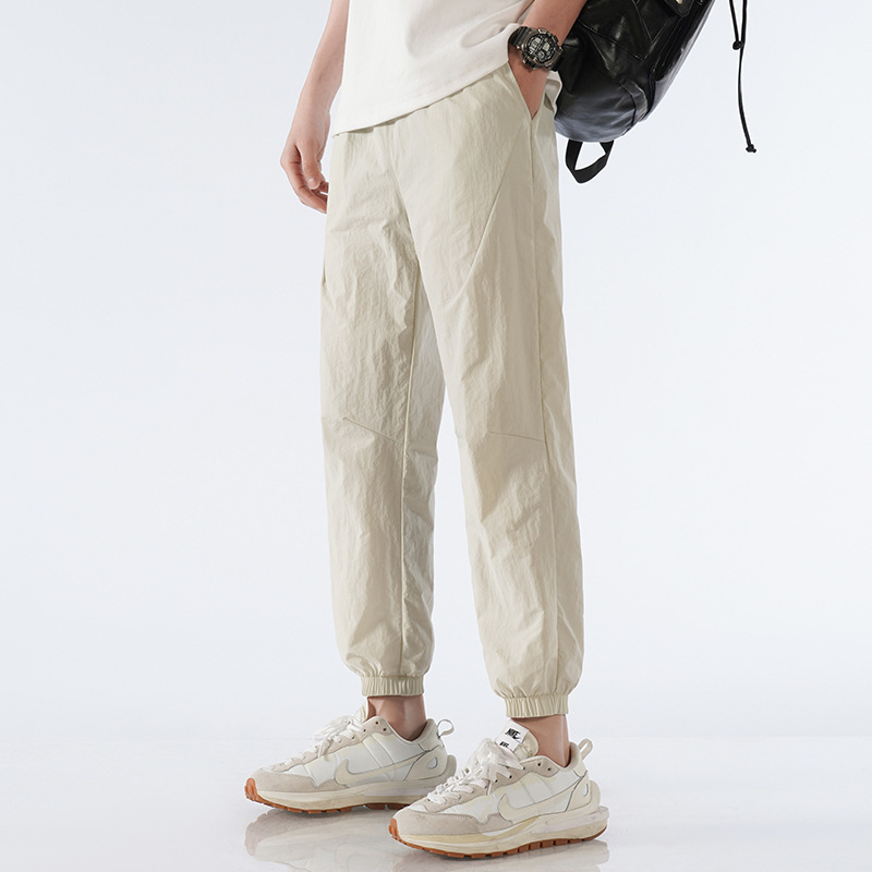 Pantalones Tobilleros Casuales para Hombre, Nylon, Secado Rápido, Transpirable, para Verano