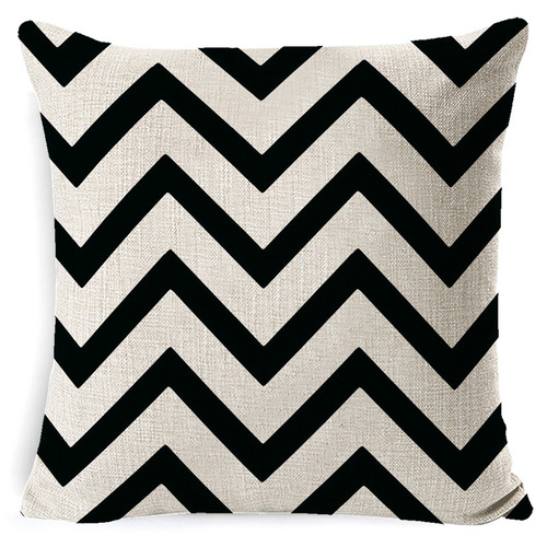 Amazon's new linen pillow geometric pillow case sofa cushion cover car bedside waist pillow office cushion