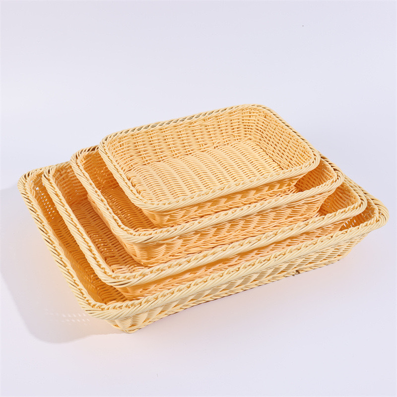 排水バスケット、スーパーマーケットのパン、野菜、果物の生鮮食品収納バスケット、スーパーマーケットの陳列バスケット、バーベキュー蒸しパン収納、ポータブル