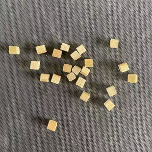 Bamboo Block Bamboo Capsules Square Abrasive Metal Parts Non-Metal Parts Polished 6 * 6
