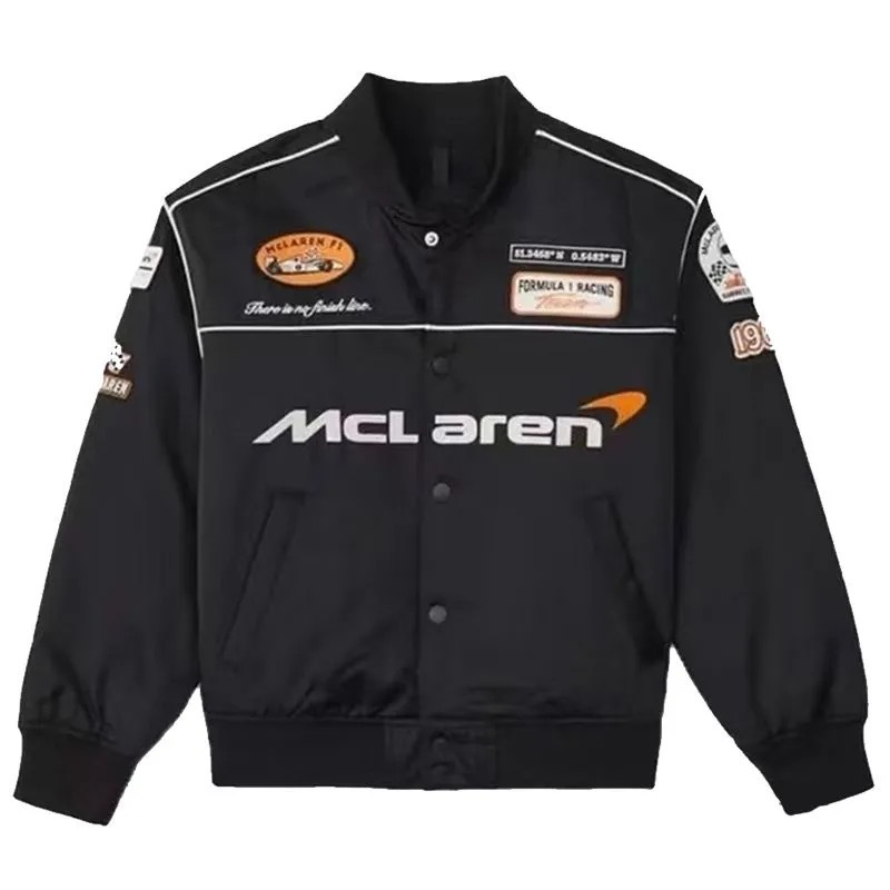 F1 bordado "delgado" nuevo traje de carreras de velocidad con traje de ciclismo de manga larga chaqueta de locomotora