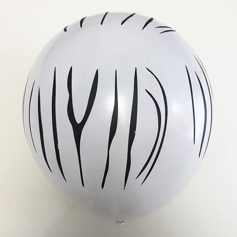 12 pulgadas engrosado globo de lunares Tanabata animal estrellado globo de sandía al por mayor decoración de fiesta de cumpleaños