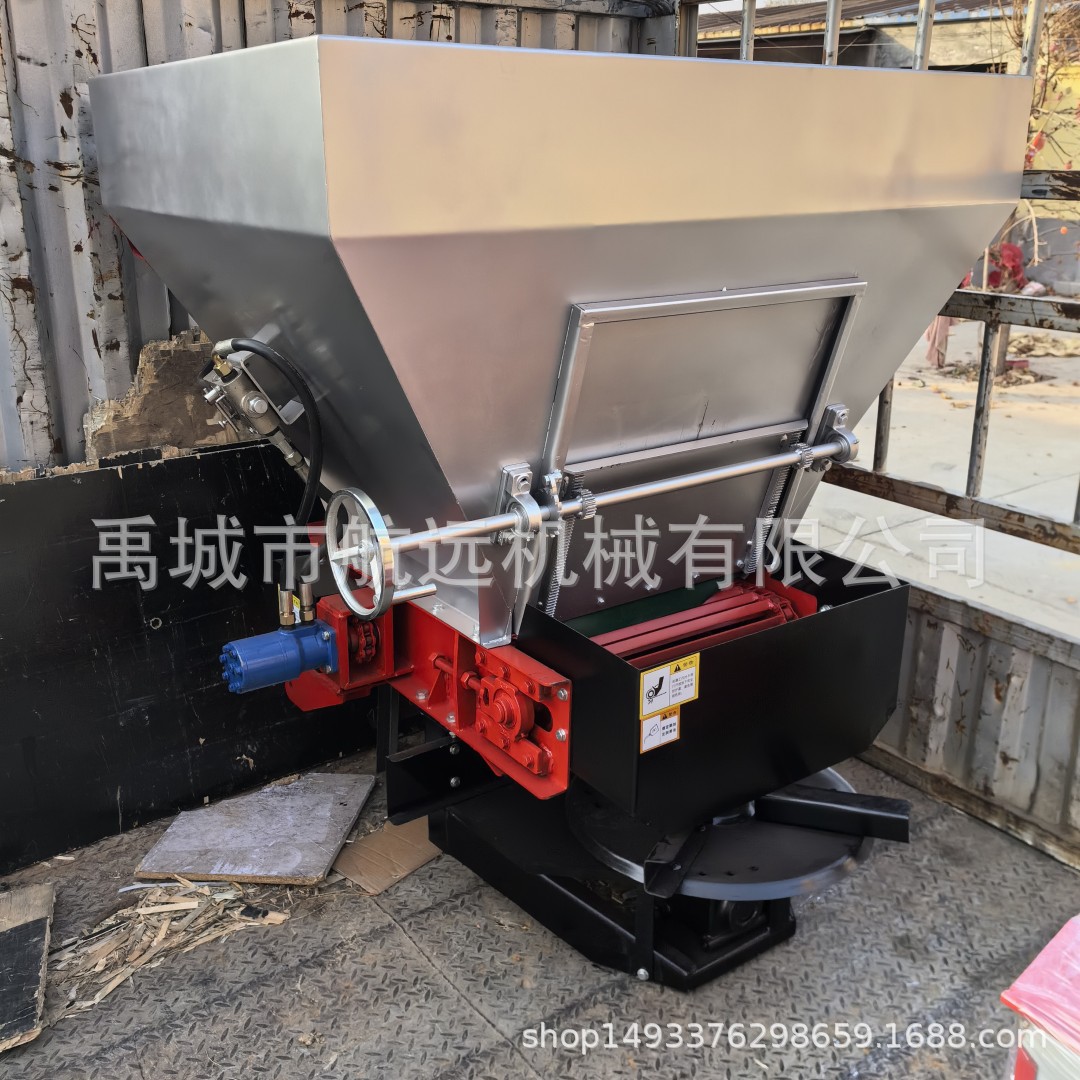 颗粒肥有机肥两用的撒肥机 液压马达控制下肥背负式1立方的扬肥机