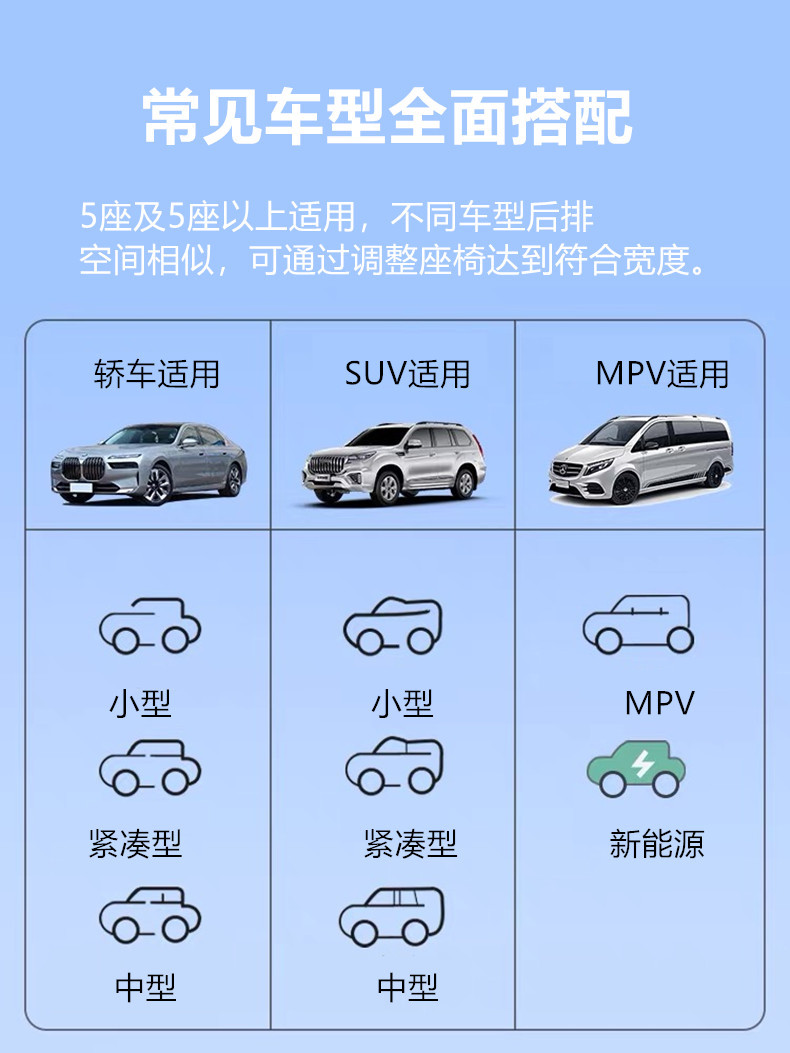 Car Mattress, One-Click Automatic Inflating Car Rear Sleeping Pad with Leveling Travel Mattress, Sleeping Artifact in the Car