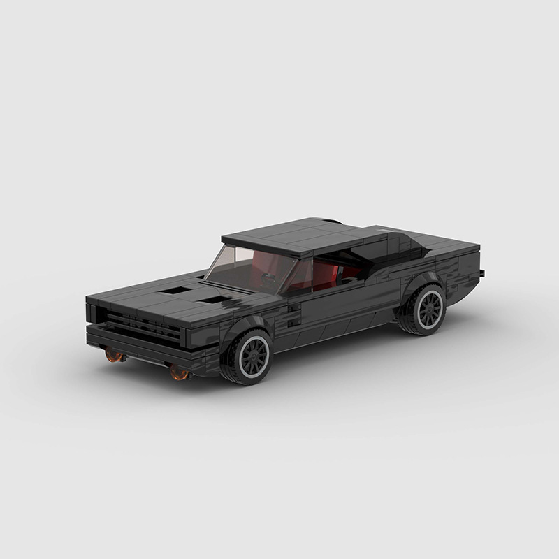Compatible with Lego Small Particle Challenger Sports Car Moc Educational Kids Building Blocks Toy Charger 1970 Compatible with Lego Small Particle Challenger Sports Car Moc Educational Kids Building Blocks Toy Charger 1970