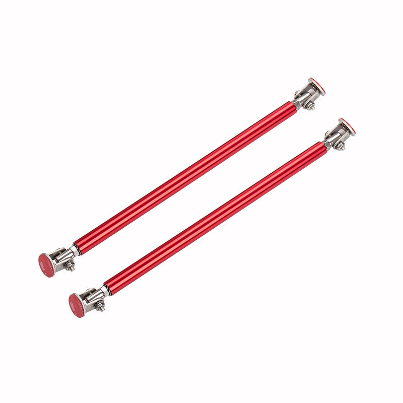 Car modification surrounding tie rod racing front and rear bar decoration universal front lip fixed retractable non-perforated tie rod