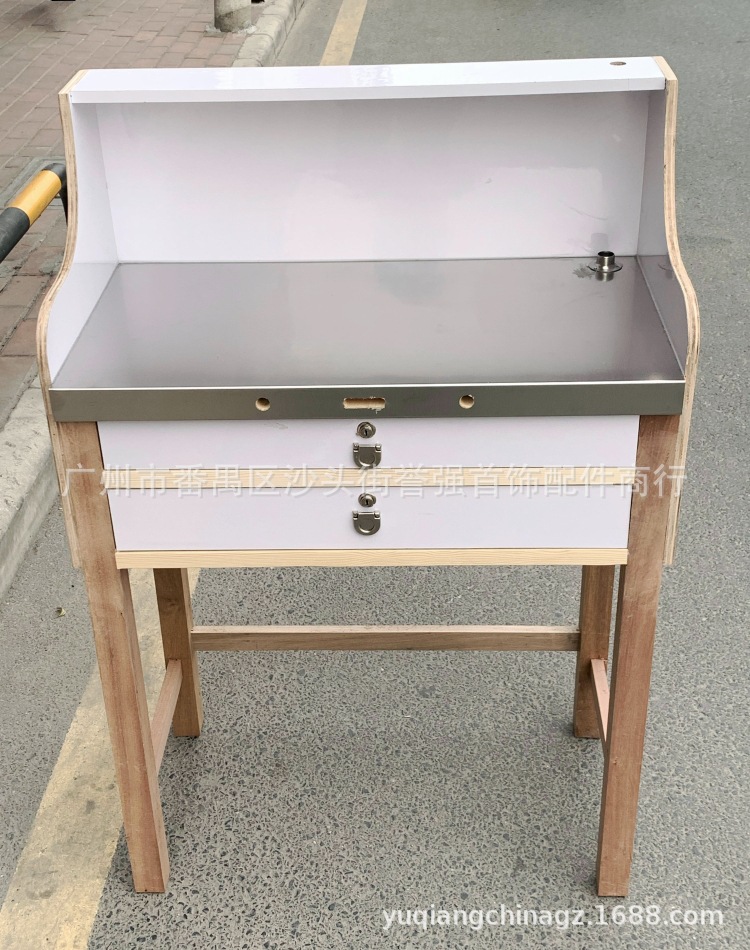 木退镶不锈钢桌面首饰工作台 功夫台 打金台 首饰打金桌子 执模台