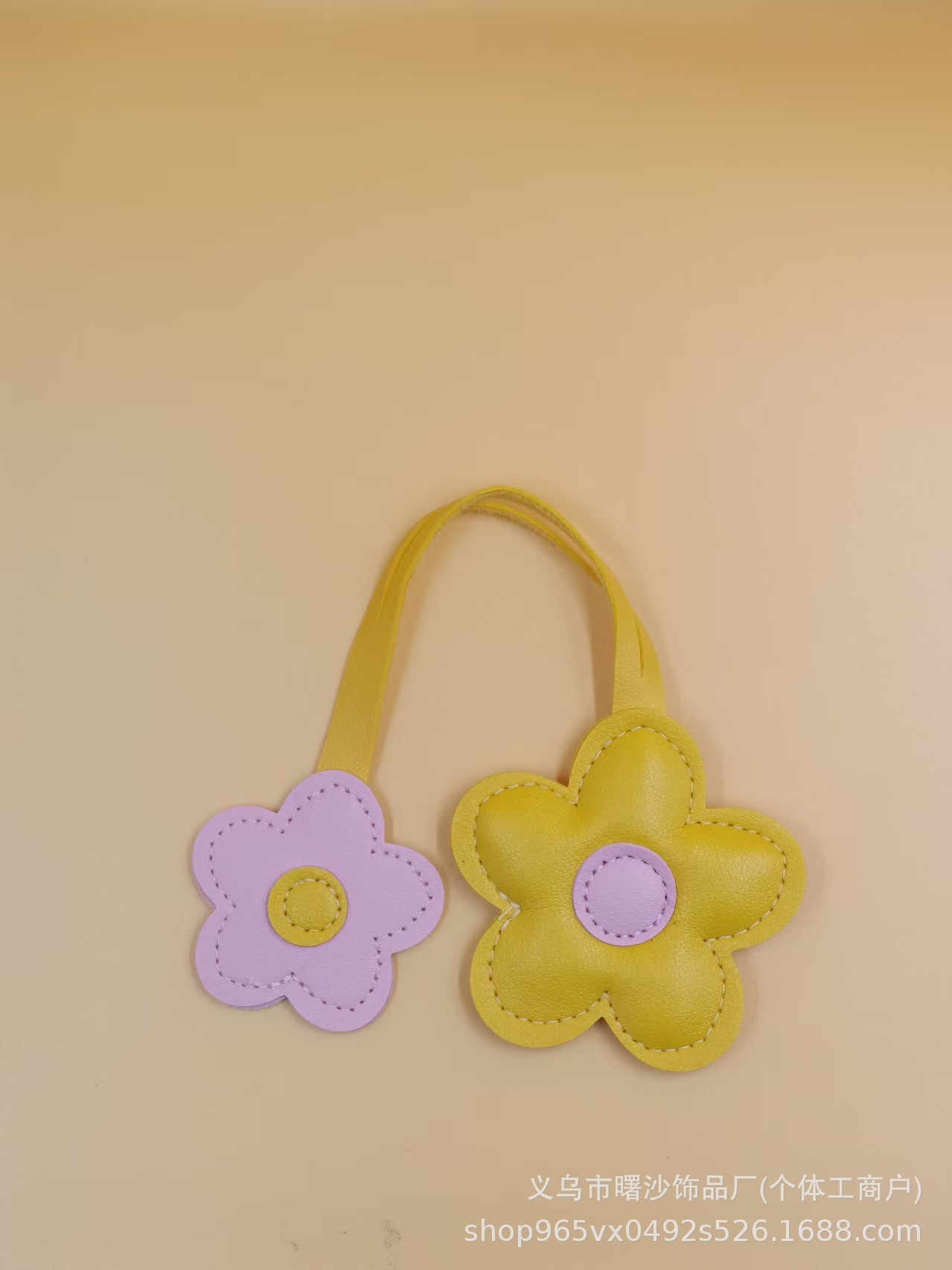 Transfronterizos pu cuero pony colgantes bolsos de bolsa pony lindo correa tendencia llaveros de automóviles bolsa colgante al por mayor