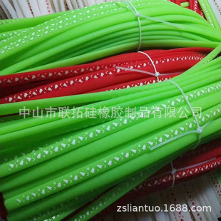 Pet Collar Silicone Tube Luminous Light Strip Silicone Sleeve D-shaped Oval Multicolor Speciable Oil Spray Screen Printing