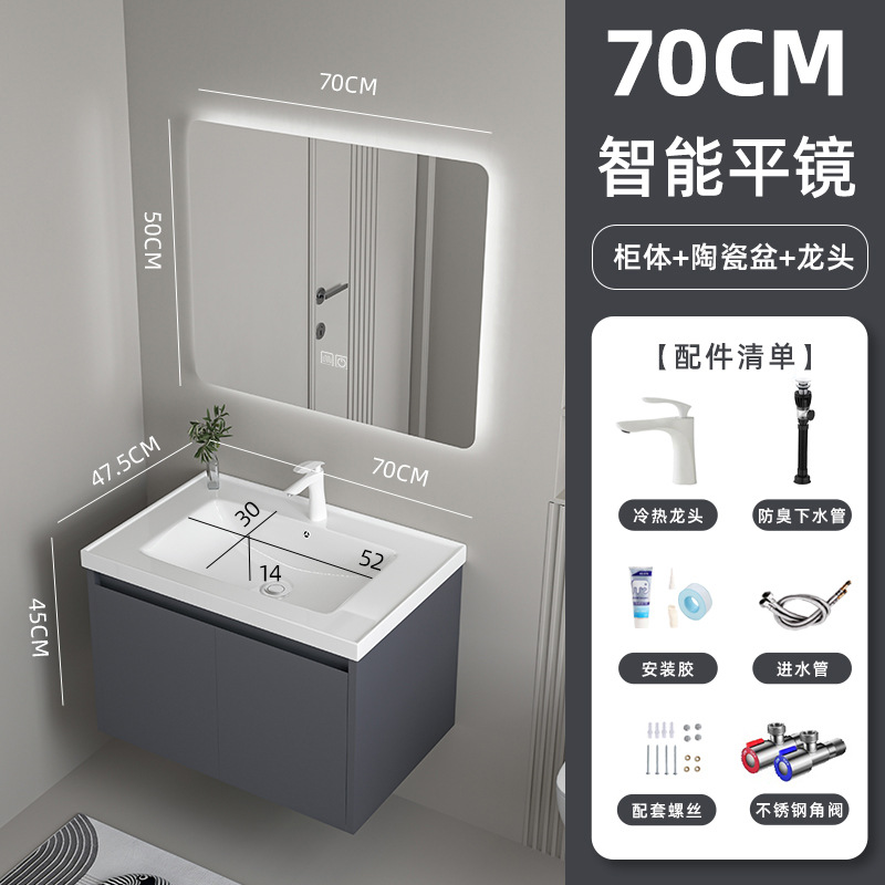 gabinete de baño de acero inoxidable cerámica integral cajón lavabo lavabo de baño lavabo de mano lavabo de lavado de cara lavabo combinación