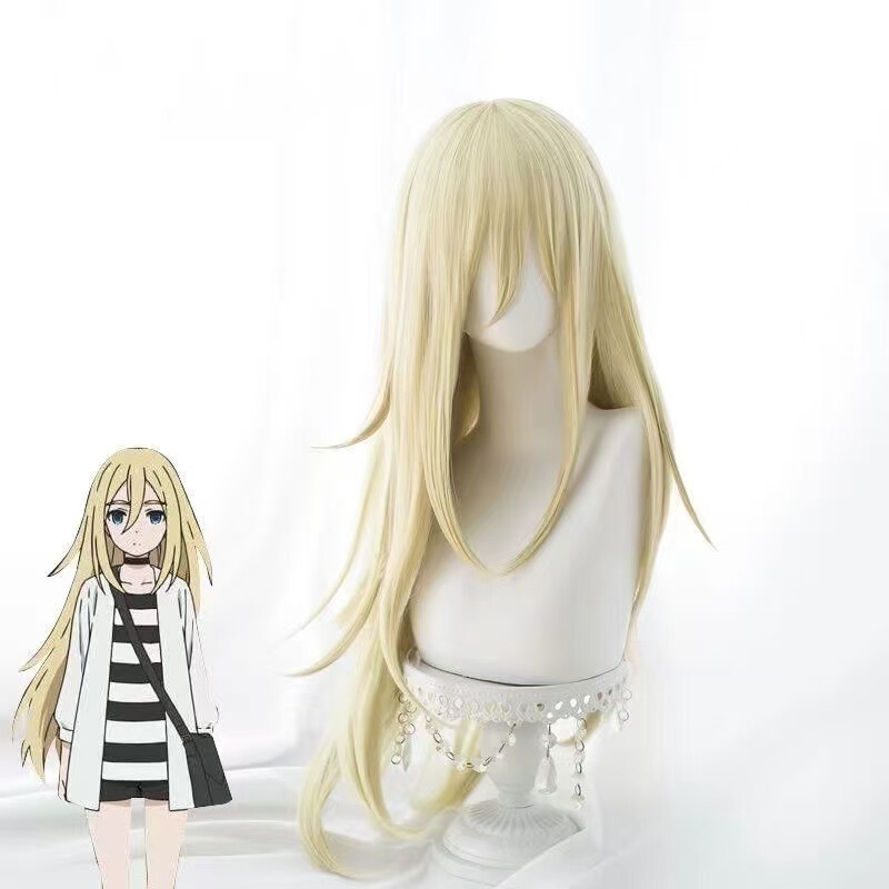 Silk Yue Killing Angel Wig Cos Reggier Gardner Golden Cosplay Anime Wig Killing Angel Silk Yue Killing Angel Wig Cos Reggier Gardner Golden Cosplay Anime Wig Killing Angel