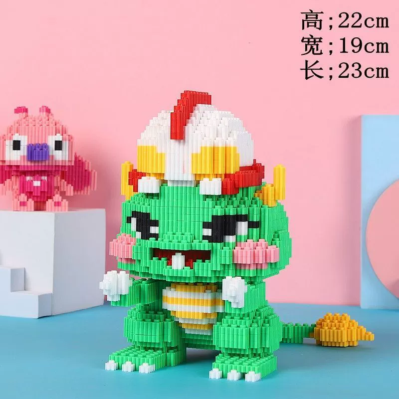Constructor toy set, small-particle building kit with character variants, 0.5 kg