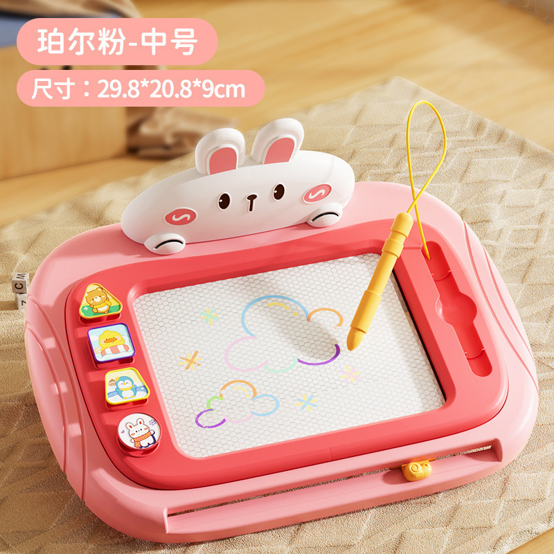 子供用お絵かきボード、家庭用幼児用磁気大文字ボード、赤ちゃん落書き磁気絵画おもちゃ、絵画と書き込みボード、消去可能|undefined