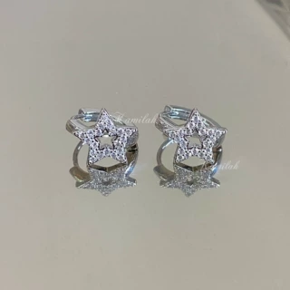 星星锆石y2k耳钉美式小众设计感冷淡复古独特高级感女
