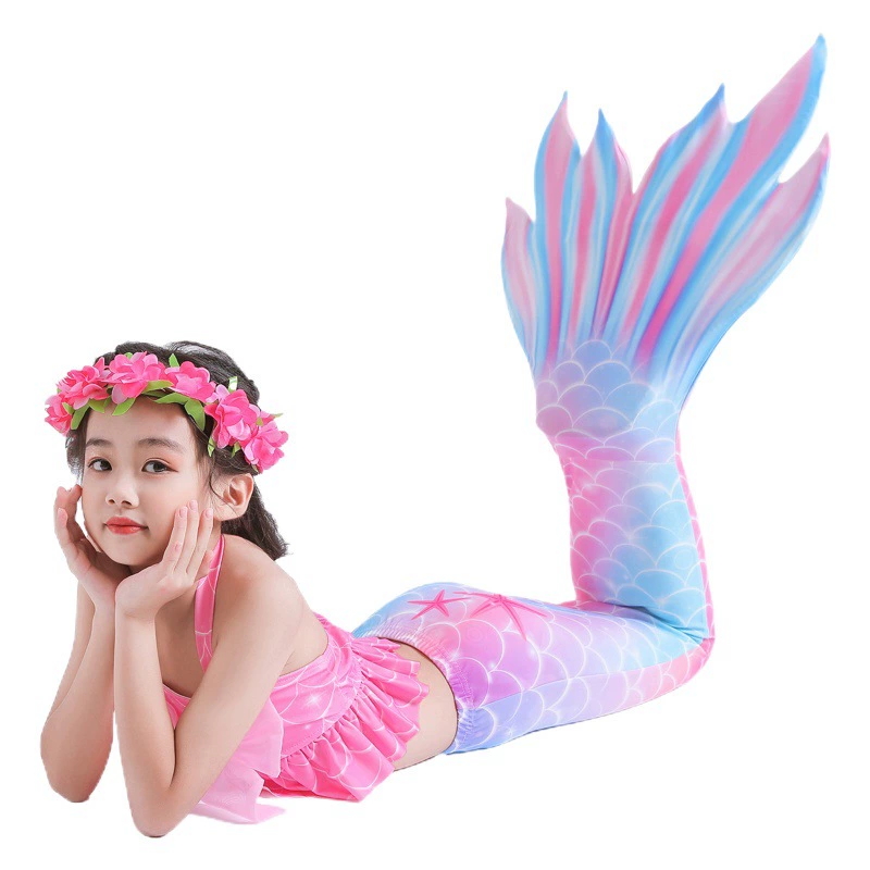 Ghnatygren купальник русалки купальник с хвостом русалки купальники для девочек комплект брюк детский спа-купальник