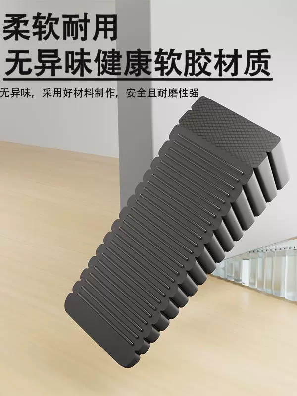 ✅ Ветрозащитный резиновый дверной стопор, противосдавливающий клин для раздвижной двери, дверная карта, блокиратор двери, фиксированный, без сверления, настенная дверь, предотвращающая столкновение.