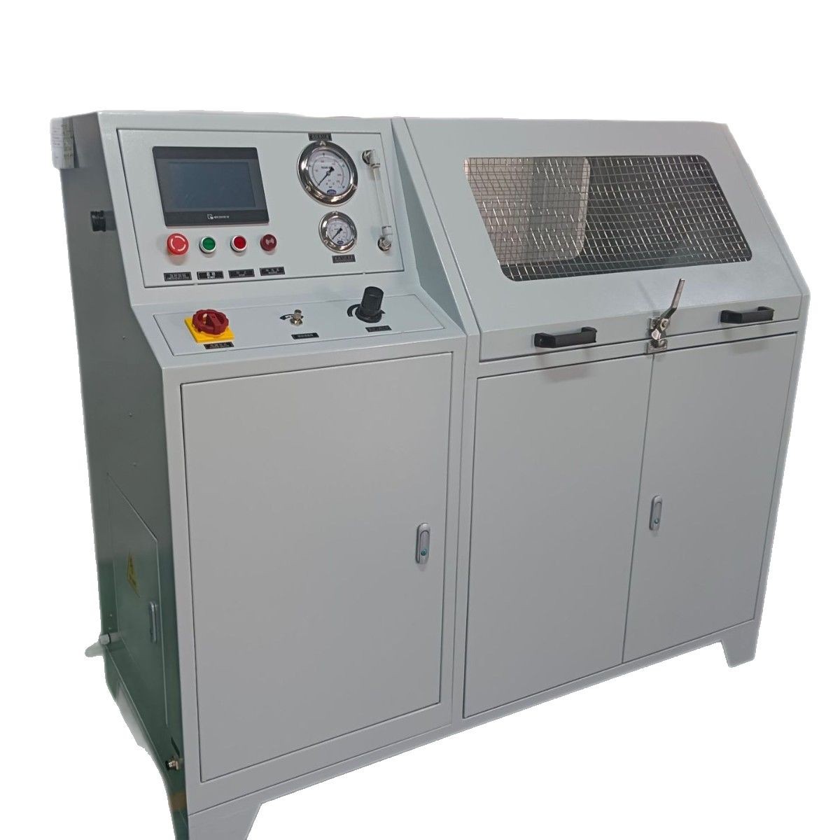 赛森特喷雾头耐压测试机PLC水压测试台气液增压泵气体增压测试台