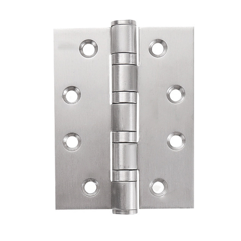 ステンレス鋼フラットヒンジ 4inch 穴 4*3*3.0 ヒンジ木製ドア屋内厚みのあるサイレントベアリングヒンジ|undefined