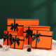 in stock birthday gift box high sense orange companion gift box empty box bow cover packaging box wholesale