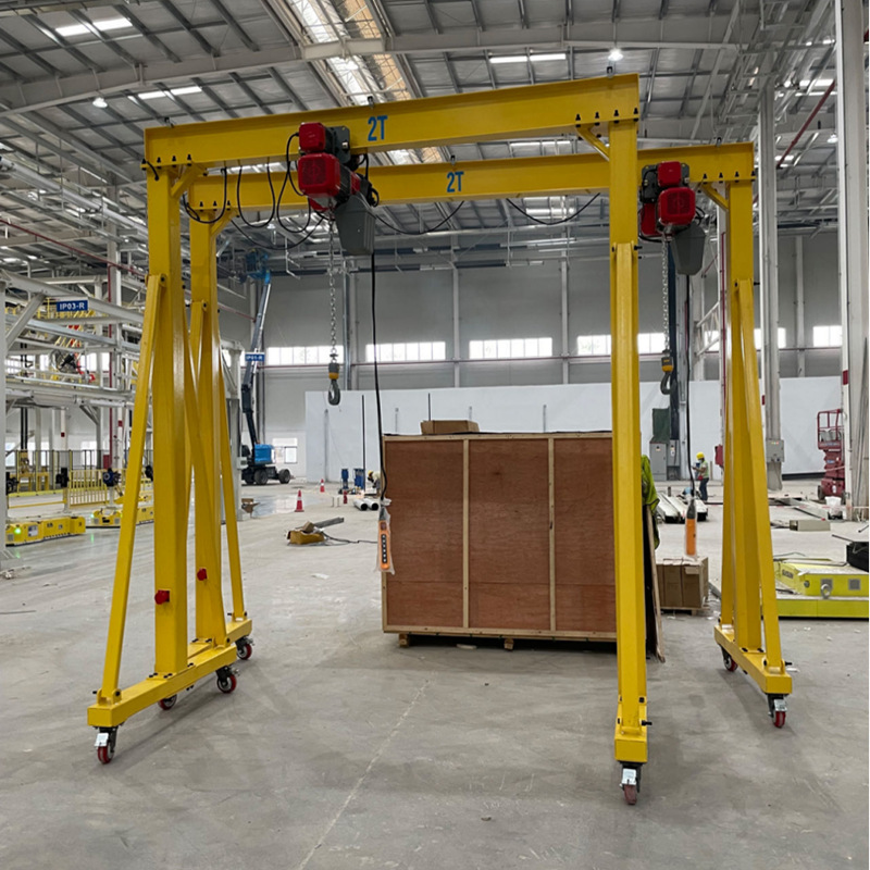 厂家销售电动转向无轨道龙门起重机制作MH型电动龙门吊