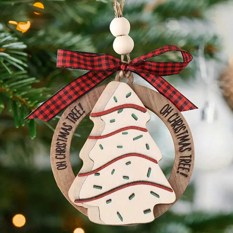 2025年越境新築祝いギフト クリスマス 母の日 バレンタインデー 装飾品 玄関用丸型木製吊り飾り|undefined