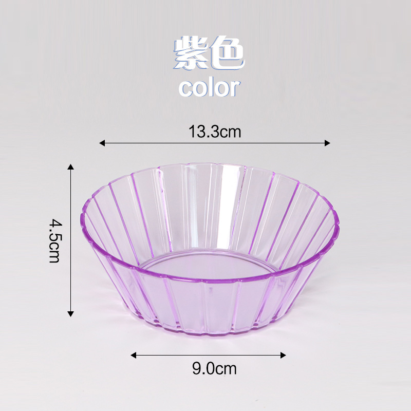 Nuevo plato de fruta acrílico plato de fruta bar KTV Casa de Té banquete de boda plato de caramelo cuadrado a rayas plato de aperitivos