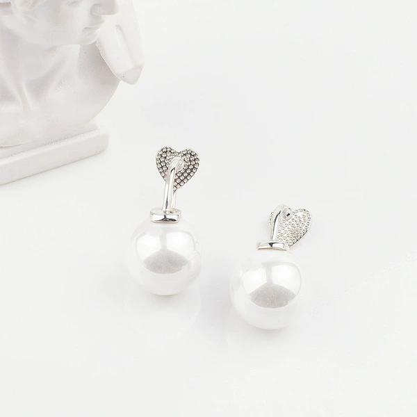 Silver ear clips