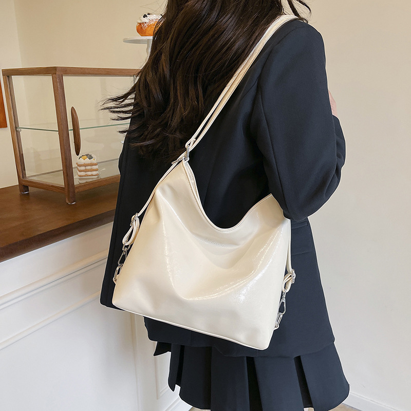 Franse schoudertas dames grote capaciteit trendy shopper tas_voghion.com